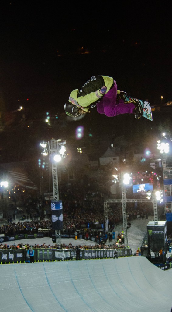 Chloe Kim, Women's Snowboard Superpipe Final, X Games Aspen 2015